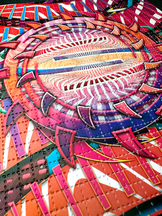 Melodic Whirlwind Blotter Art