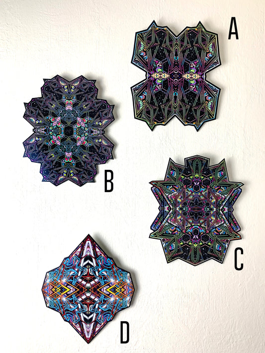 Frazy Aluminum Die-Cut Prints