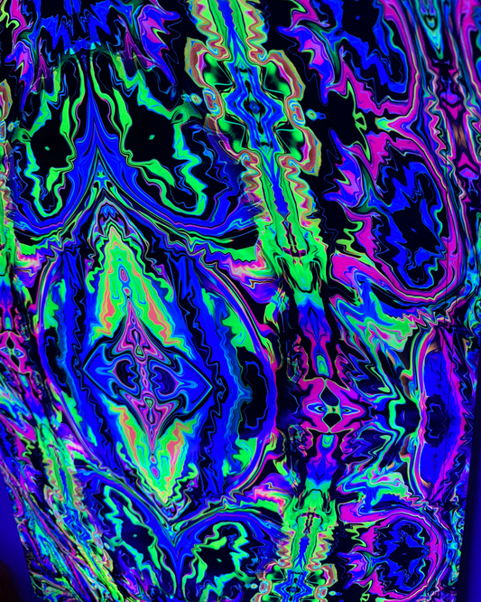 Soul Vibration Blacklight Tapestry