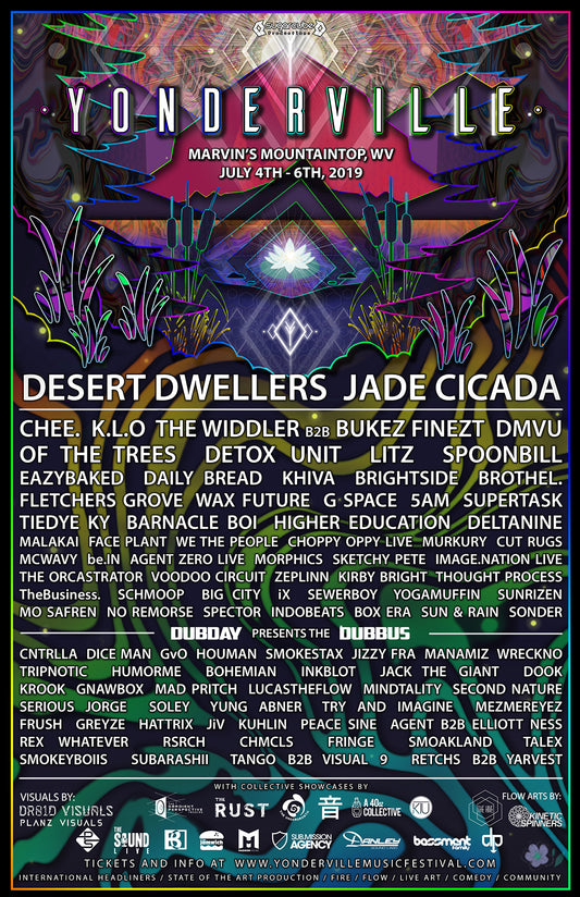 Yonderville Music Festival Poster-2019
